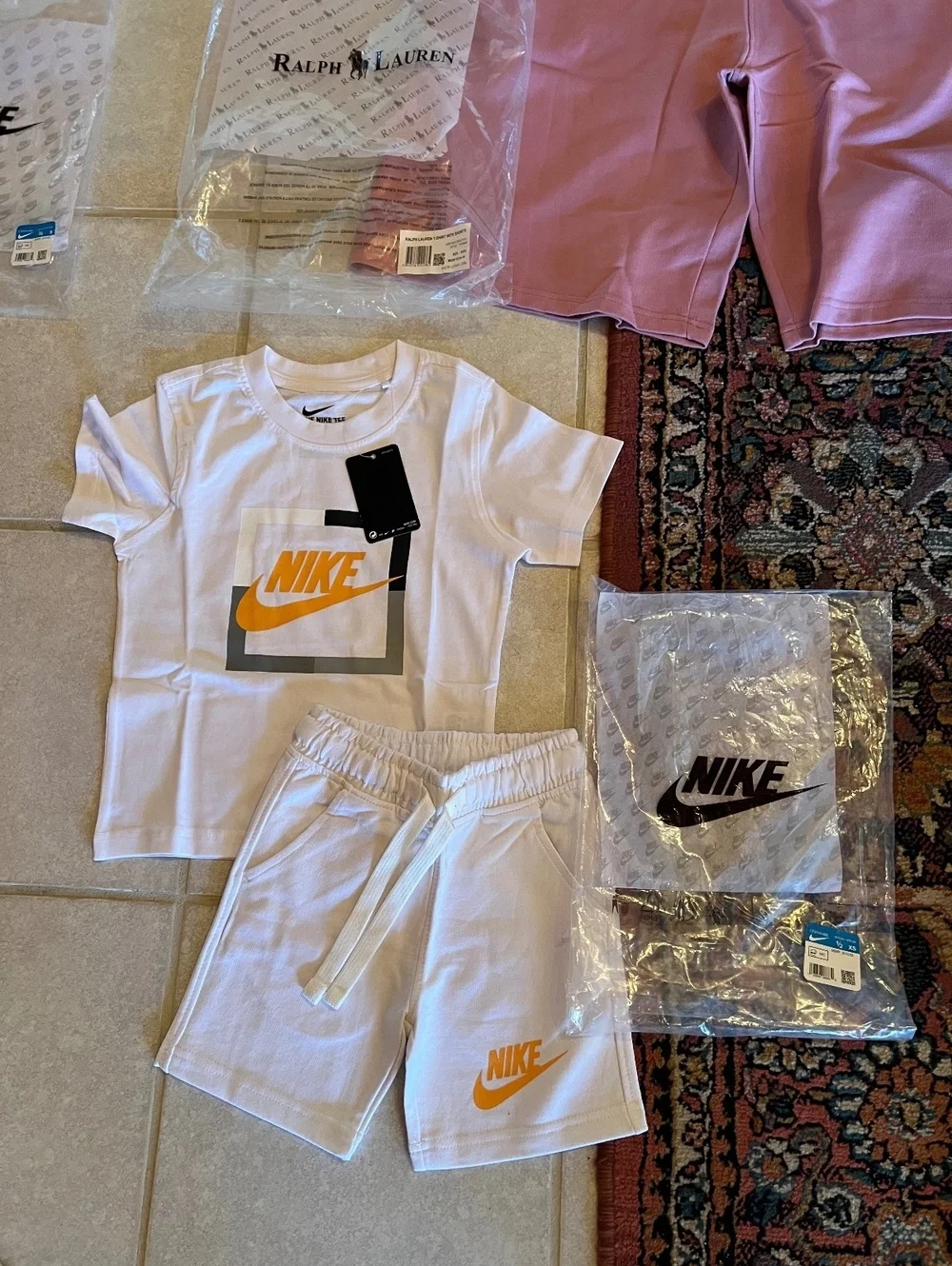 Kids Nike short/shirt set 15/16T youth XL